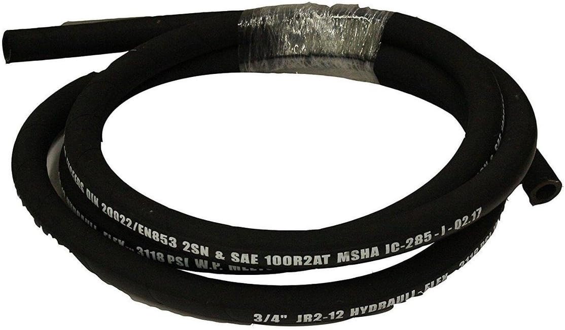 The Hose Company 3/4" 2Wire Hydraulic Hose, 3118 psi, High