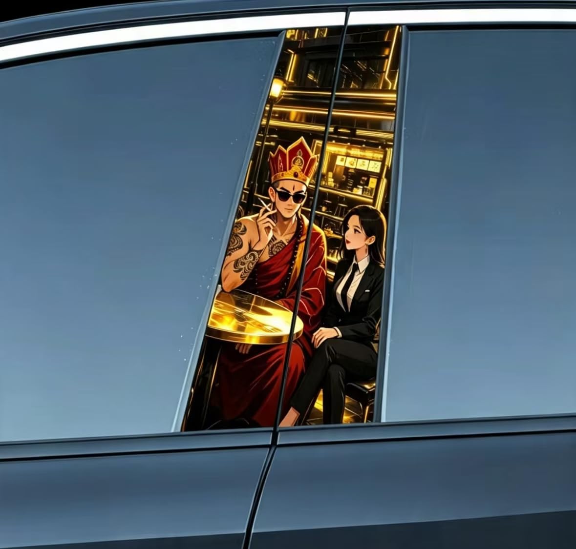 XHUIKOEF Car Side Decals for MG MG4 EV 2022