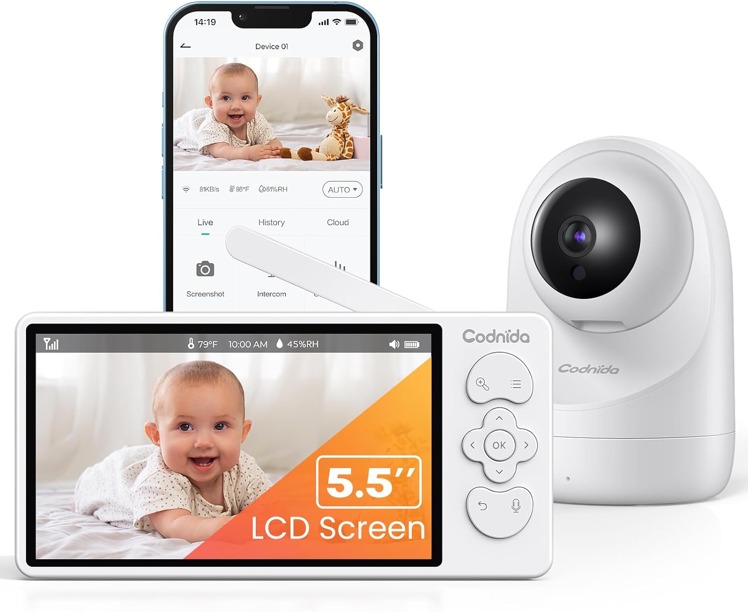 cámara de videovigilancia para bebés