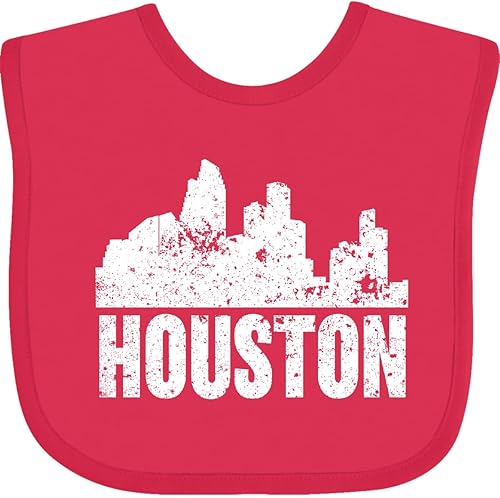 Miniatura 8 de inktastic Babero para bebé Houston Skyline Grunge