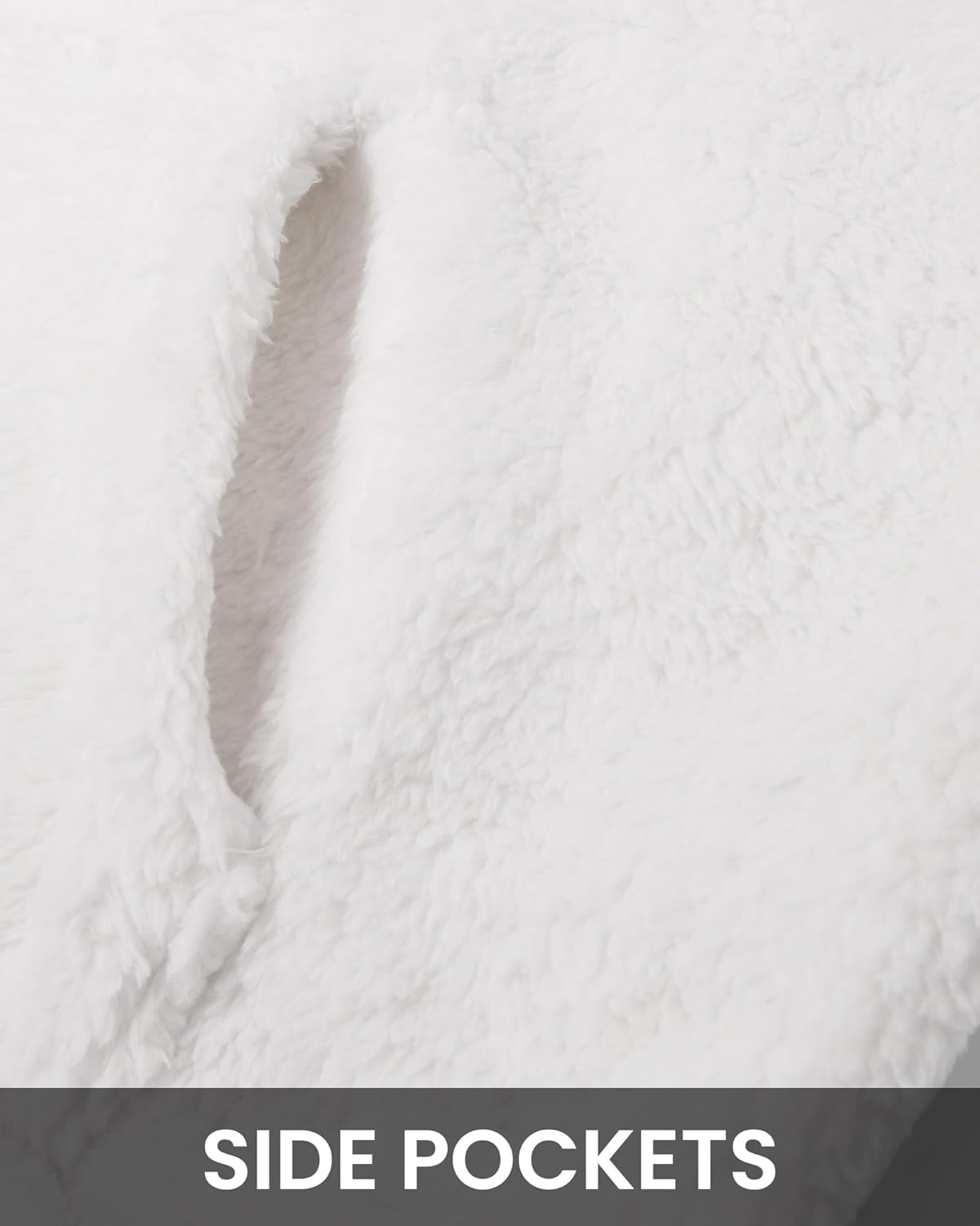 BTFBM Womens Sweatshirt Sherpa Quarter Zip Pullover Fall Winter 2026 Long Sleeve Fleece Sweaters Hoodies Sweatshirts Clothes - Image 6