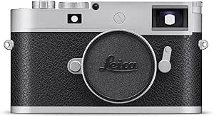 Leica M11-P Camera with 60MP BSI CMOS Sensor with Triple Resolution Technology and 256GB Internal Memory (Silver)