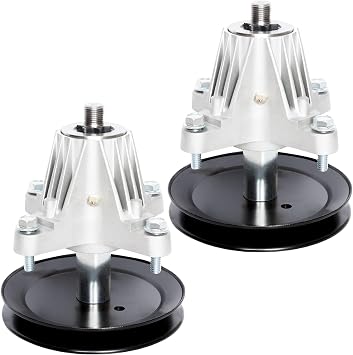 42 Inch Mower Deck Spindle Assembly Fit for Troy Bilt Pony TB42 TB2246 Craftsman T1100 T1200 T1400 T1800 Huskee LT4200 Lawn Mower Replaces OEM 918-06991 618-06991 2 Pack