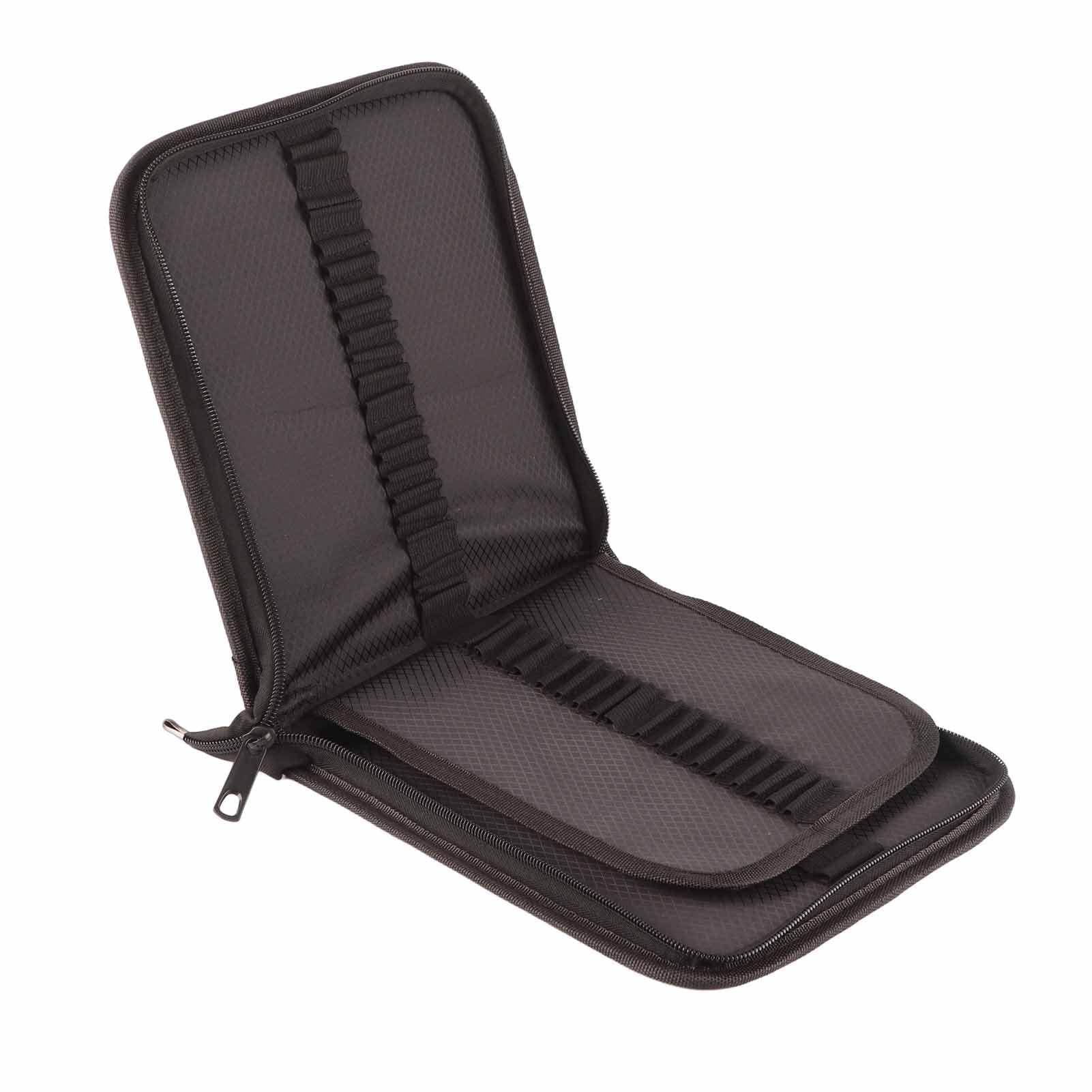 Ejoyous Astuccio per Matite, Astuccio in Tela 72 o 120 Scomparti con Supporti Elastici Individuali Portaoggetti Pieghevole con Cerniera Organizzatore di Grande capacità per Studenti Artisti Schizzi