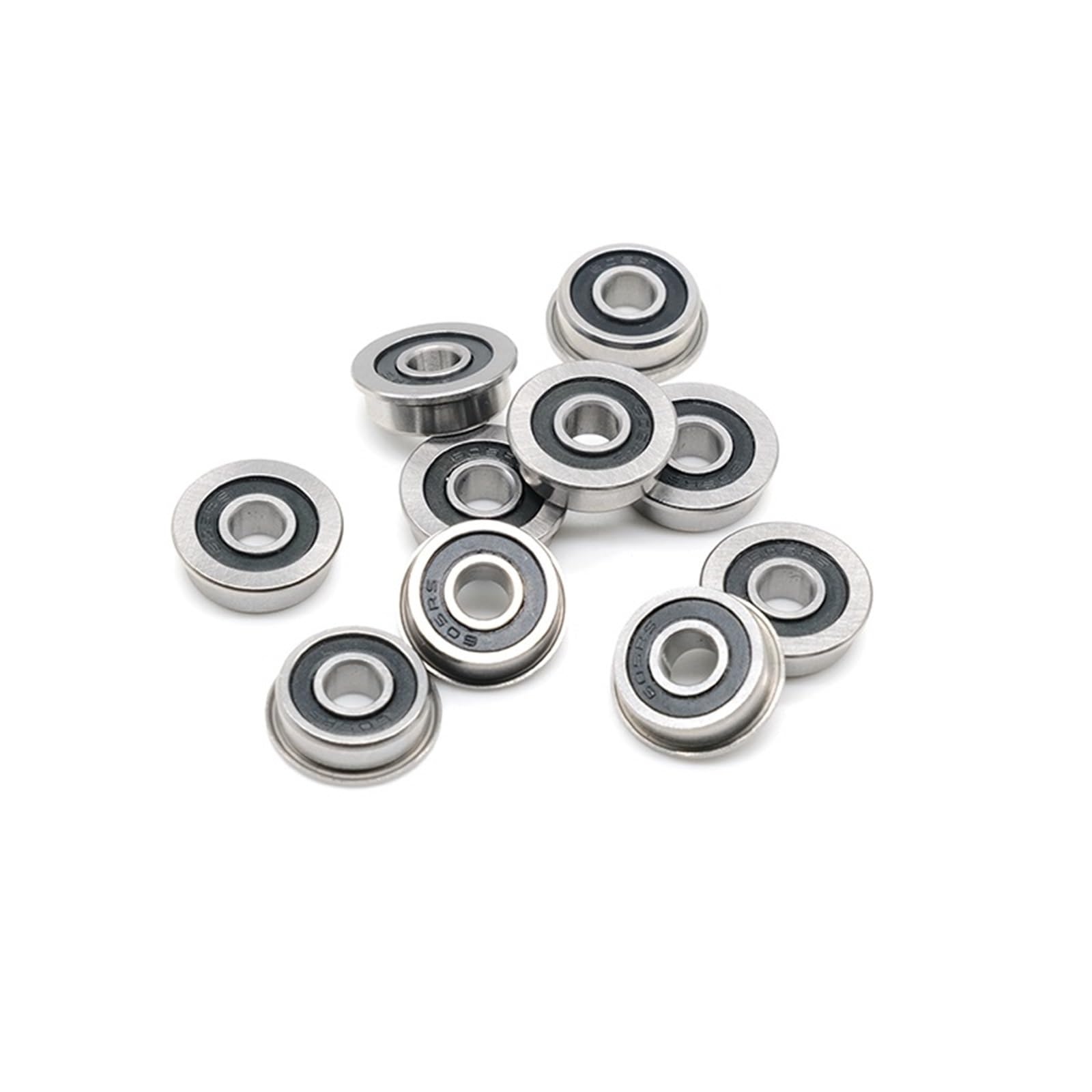Roulement F605-2RS 5x14x5mm (10 pièces) ABEC-7 roulements à Billes Miniatures à Bride F605RS F605 RS