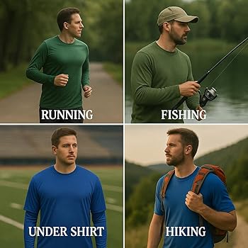 Amazon.com: Opna Men's Long Sleeve Moisture Wicking Athletic