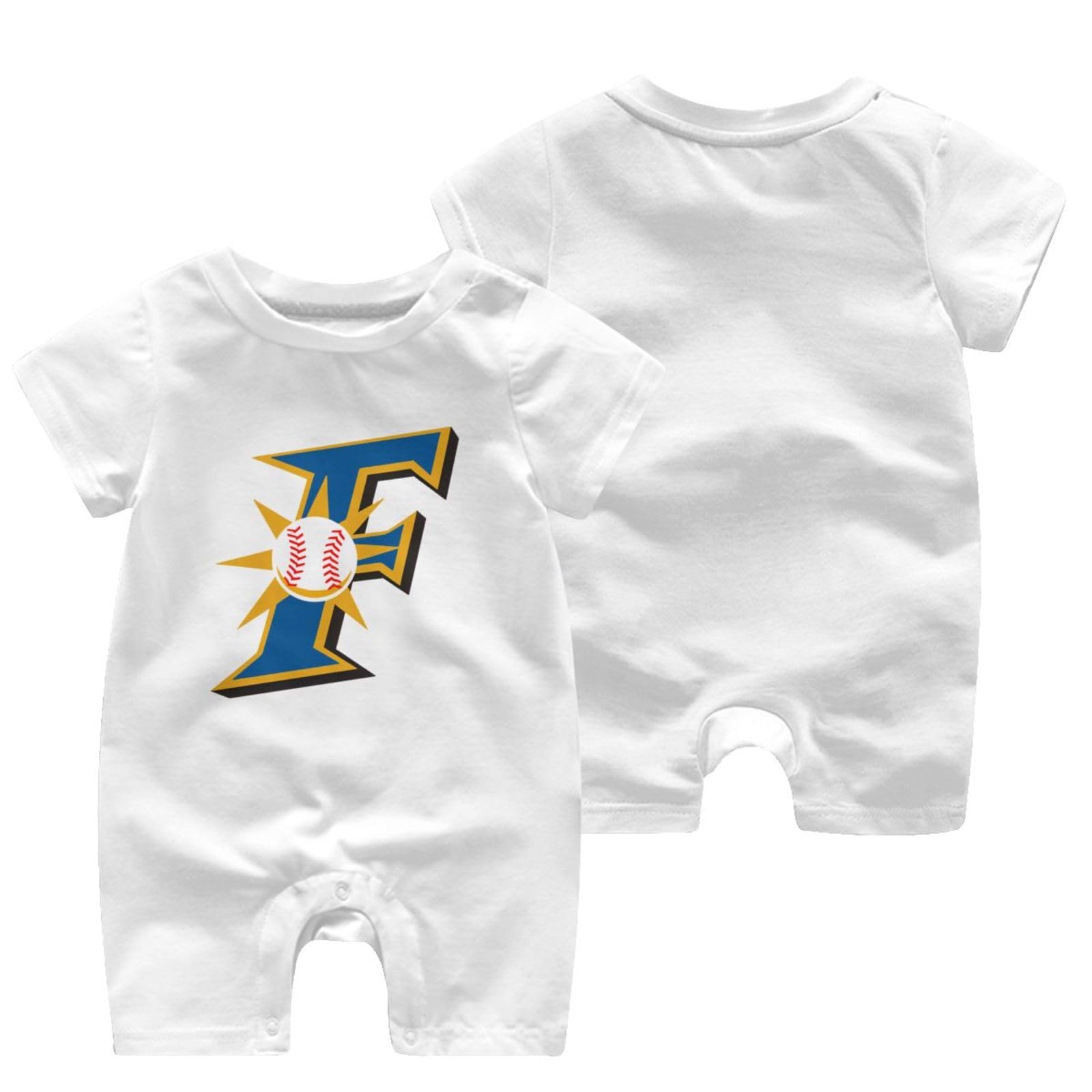 ロンパース・カバーオール ham. 足つきロンパースApril Glacier／オーガニックコットン