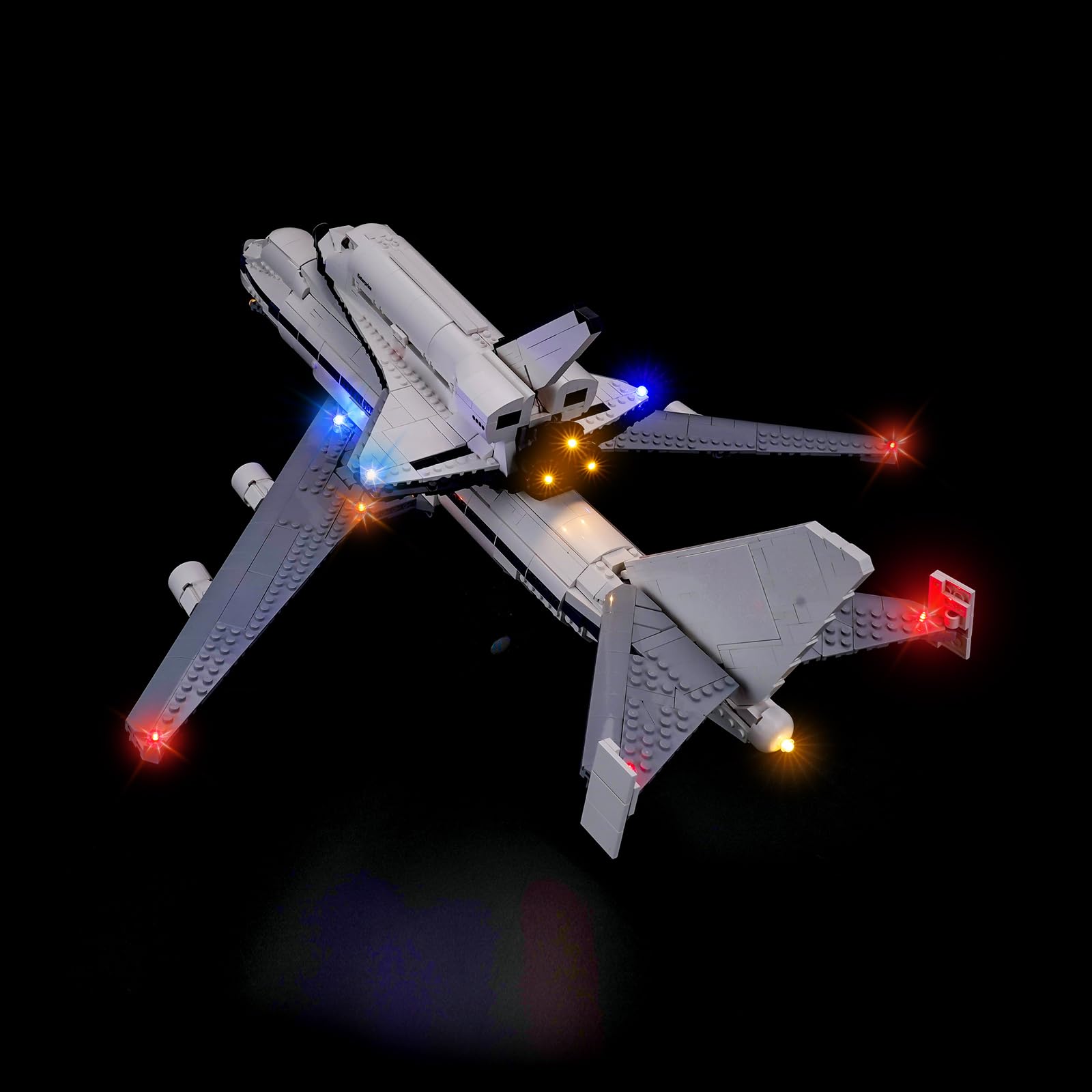 Light Kit Compatible with Lego Shuttle Carrier Aircraft 10360 (No Model)