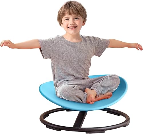 Miniatura 42 de Silla giratoria sensorial para niños con autismo a partir de 3 años, silla giratoria para niños con TDAH, sillas sensoriales para niños autistas,