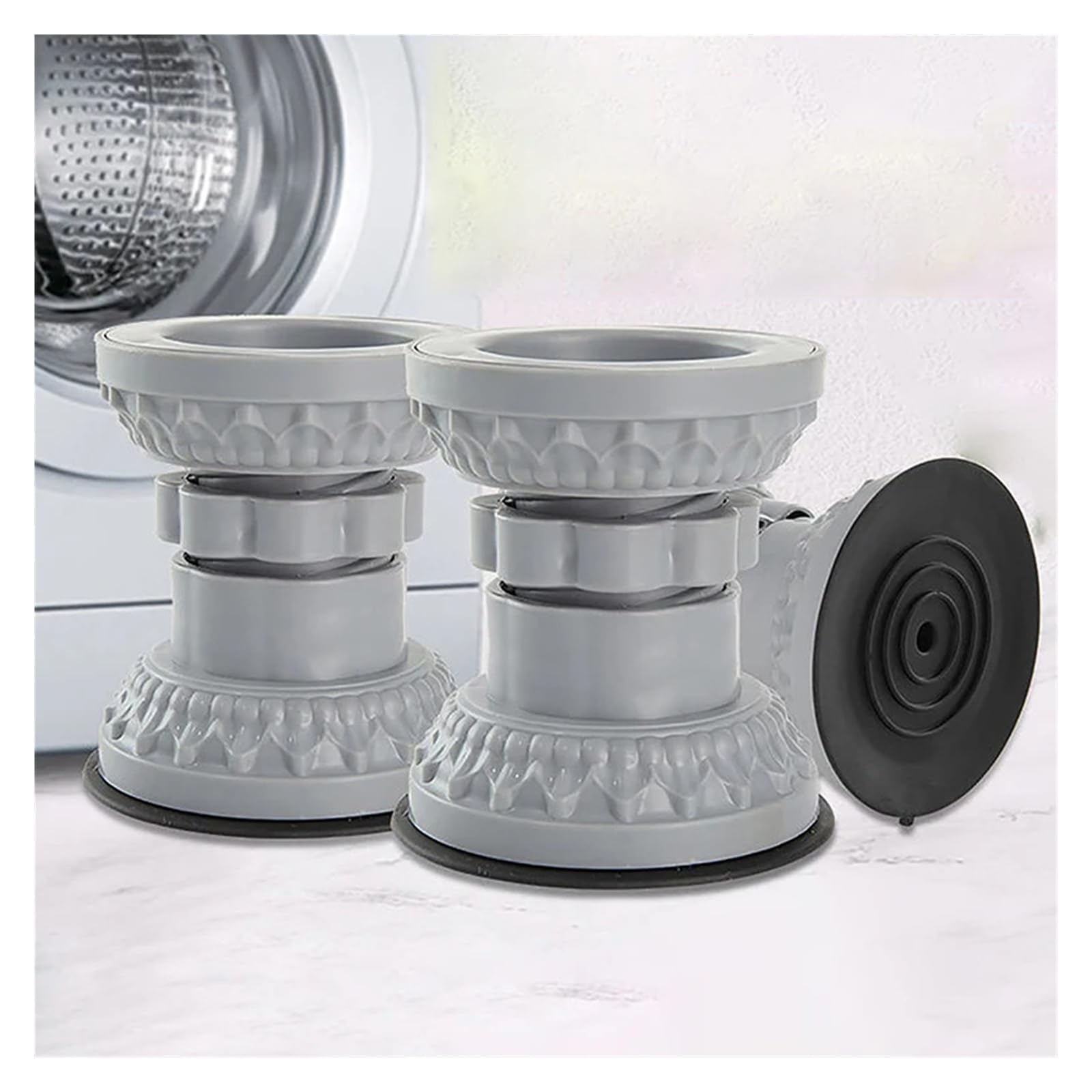 Verstellbare Anti-Vibrations-Pads, Kompatibel Mit Waschmaschinen, 4 Stück