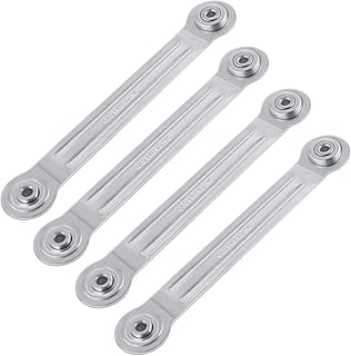 Glider Bearing Arm Bracket Replacement Hardware Rocker Parts - 7 Inch Length - 5-1/2 Inch Between Mounting Holes - 4-Pack