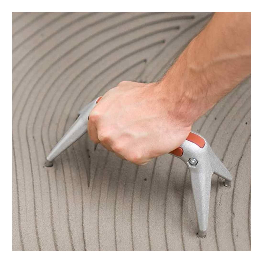 Soporte FIDO para apoyo brazo izquierdo al peinar