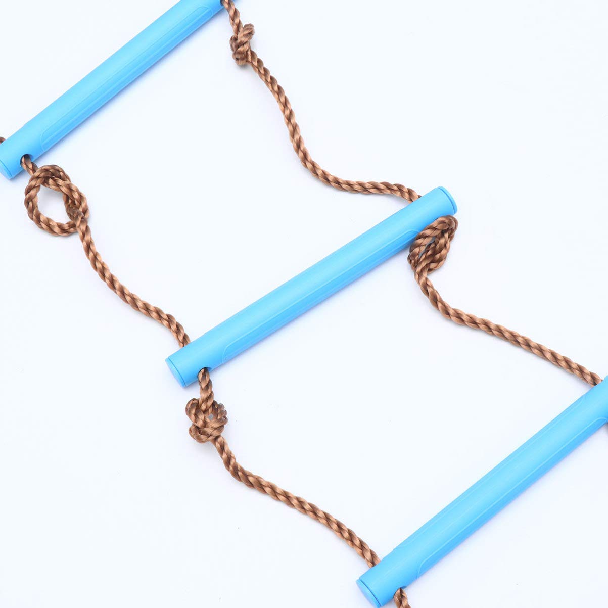 LIOOBO Develop Kids' Outdoor Skills 6-Section Portable Ladder Kids Climbing Toy Safe Plastic Material Parent-Child Activity