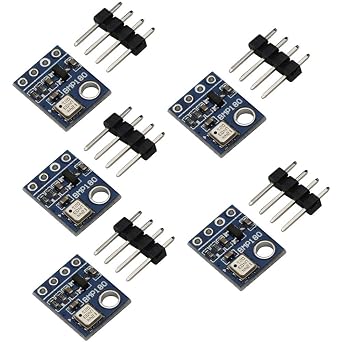 5PCS GY-68 BMP180 Temperature Barometric Pressure Sensor Module Digital Pressure Sensor Board