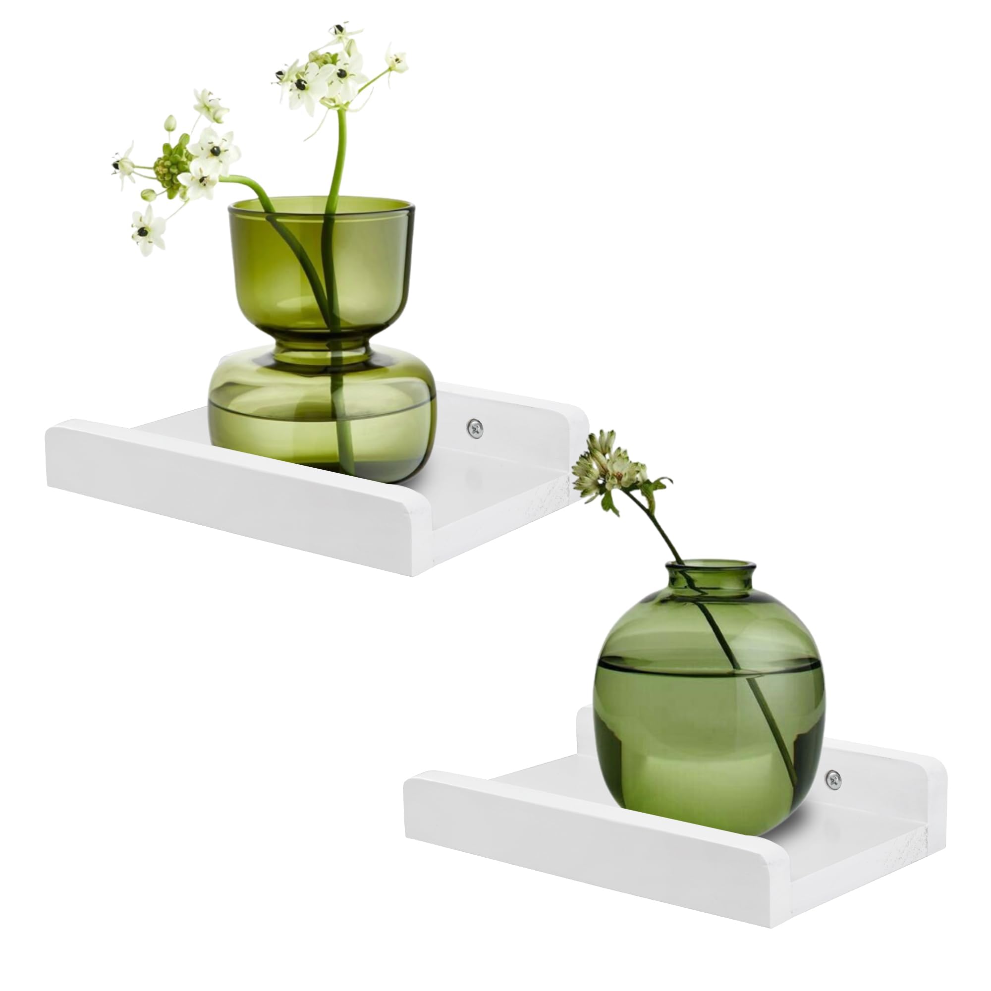 Small Wall Shelf,Floating Shelves for Wall,Mini Display Ledge With Lip
