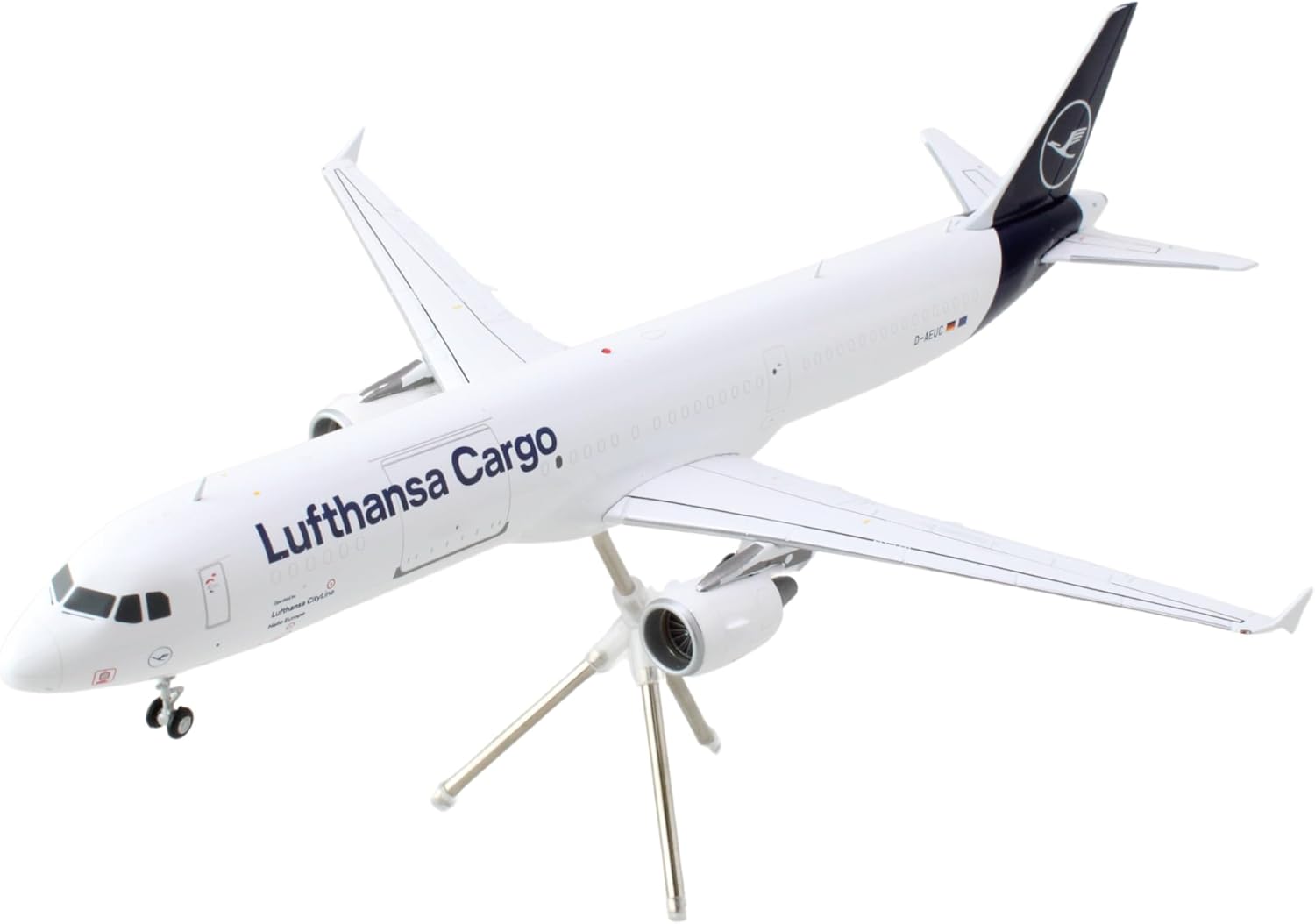 GeminiJets G2DLH1152 Lufthansa Cargo Airbus A321P2F D-AEUC; Scale 1:200