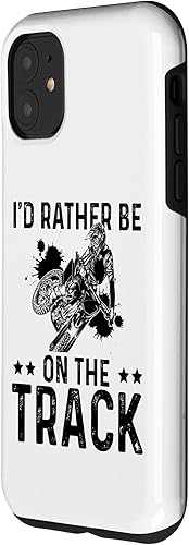 Miniatura 11 de iPhone 12 mini I'd Rather Be On The Track Dirt Biker Motocross Enduro Biker Case