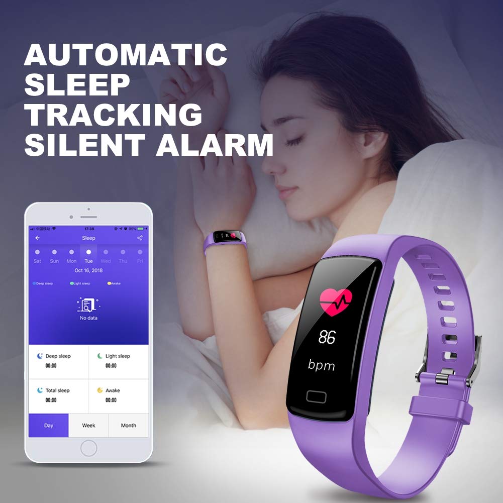 Fitness Tracker Heart Rate Monitor Activity Tracker Waterproof