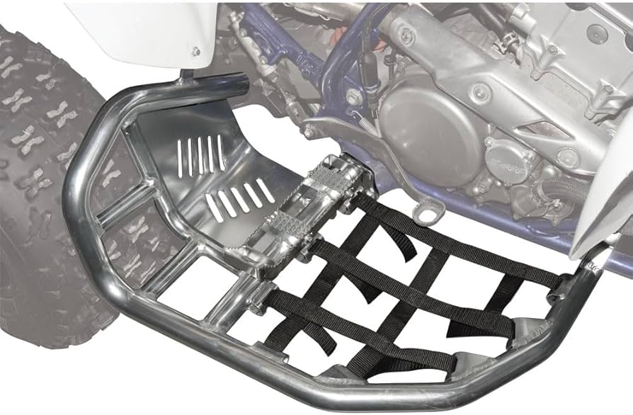 ランナーエクシード107BH Amazon.com: Tusk Foot Peg Nerf Bars With Heel Guards Silver With