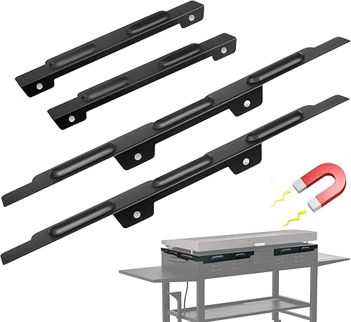 Protectores de viento de 28 pulgadas para parrilla Blackstone, accesorios magnéticos de acero inoxidable para proteger la llama, retener el calor,