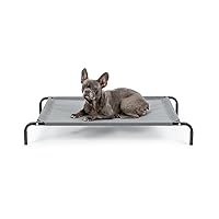 lionto Lettino rialzato per Cani Ideale per Giardino e Outdoor