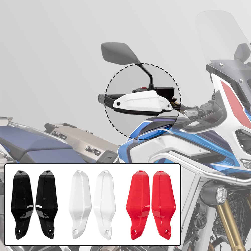 Prolunga Paramani Spazzole Protezioni Parabrezza per CRF1100L Africa Twin Adventure Sports 2020-2023 (bianco)