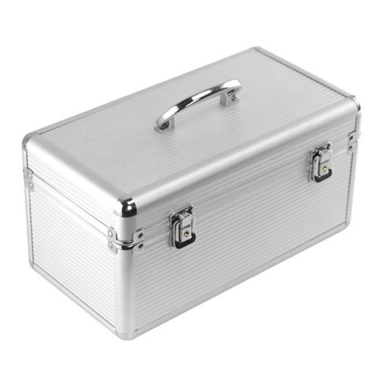 Hard Disk Caso 3.5 "10 Bay Valigia Protettiva Con Schiuma Hard Disk Esterni Custodia di Trasporto Scatola di Immagazzinaggio Accessori Computer Storage