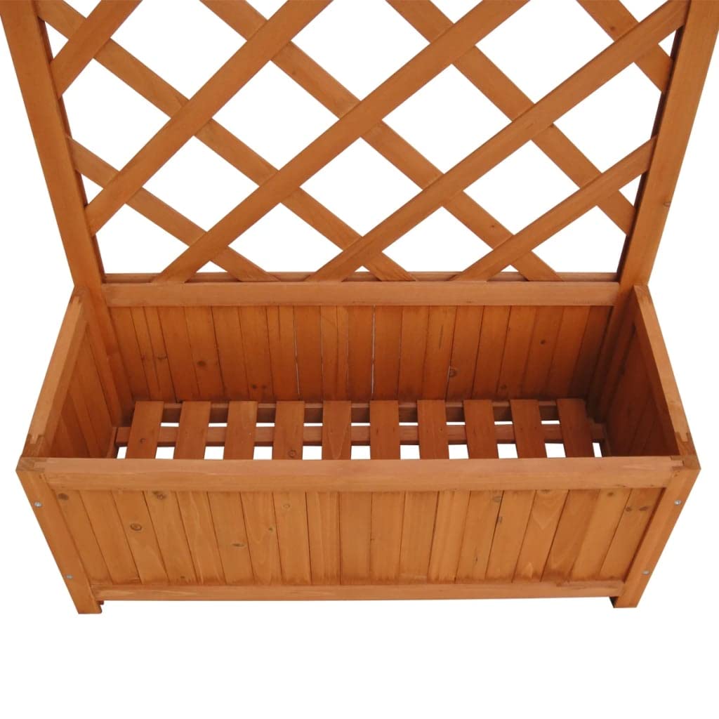 Gartenregal Kräuterbeet Pflanztisch Balkonschrank Pflanzkübel mit Rankhilfe 70 x 30 x 135 cm Ideale Lösung für platzsparendes Gärtnern und gesunde Pflanzen