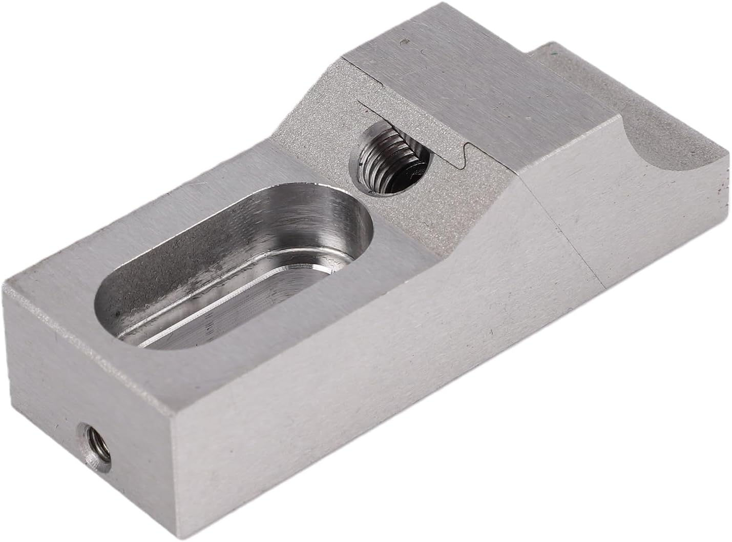 Eujgoov Side Clamp Vise, Compact Low Profile Design with Hardened S136H Mold Steel Construction, 60kN Clamping Force, for Milling Machine CNC Machine Grinding Drilling Equipment
