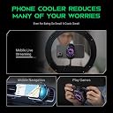 Black Shark Phone Cooler, Cell Phone Cooler FunCooler 3 Pro Radiator with Sleep Timer and Smart Fan Speed Settings Function for iOS/Android (2.63-3.46 Inches) Semiconductor Heatsink Cooling gallery image