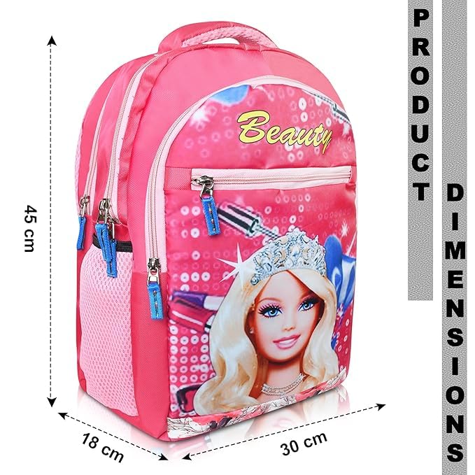 Image of Stylbase Kid School Backpack Bag for Girls and Boys | Ideal School Picnic Travel & Travelling Bag |17 Inches 4 Compartments, Water-Resistant Multipurpose for Kids