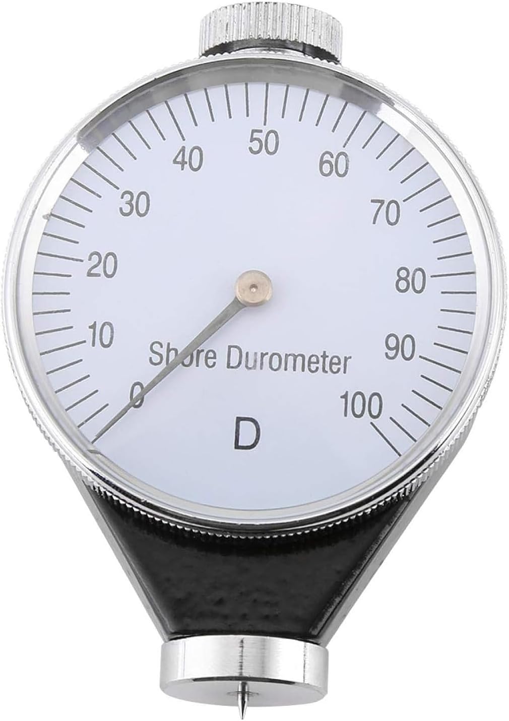 Fyearfly Shore Durometer, Type A/O/D Rubber Durometer, 0-100 Ha Rubber Tire Hardness Tester Portable Hardness Meter, for Measuring Sulfur Rubbers and Plastic Products (Type-D)