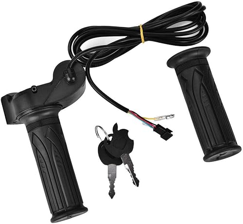 Miniatura 3 de Empuñadura de bicicleta eléctrica, 1 par de empuñadura de acelerador de bicicleta eléctrica impermeable con pantalla LED para coches eléctricos