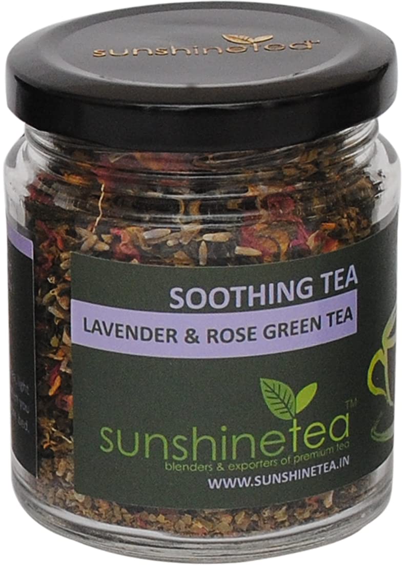 Lavender & Rose Green Tea - 40GM. Tea JAR Blended with Premium Green Tea-Lavender Flowers-Rose Petals (B0787Y1STR) Amazon Price History, Amazon Price Tracker