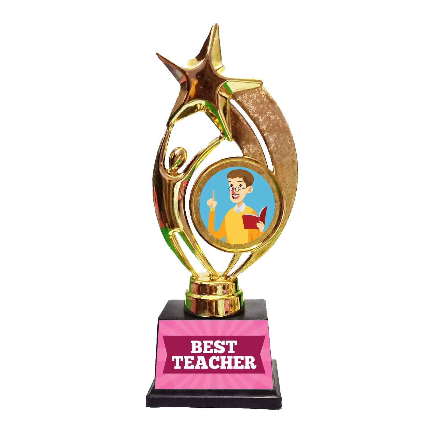 Family Shoping Birthday Gift for Teacher Best Teacher Trophy Medal Award for Sir (B07W4S34GX) Amazon Price History, Amazon Price Tracker