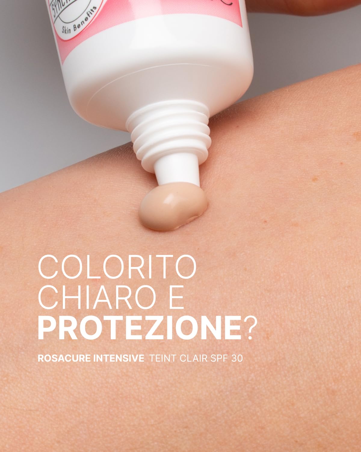 Synchroline - Rosacure Intensive Teint Spf 30 – Crema Viso Colorata Anti-Rossori Effetto Lenitivo 30 Ml, Made In Italy