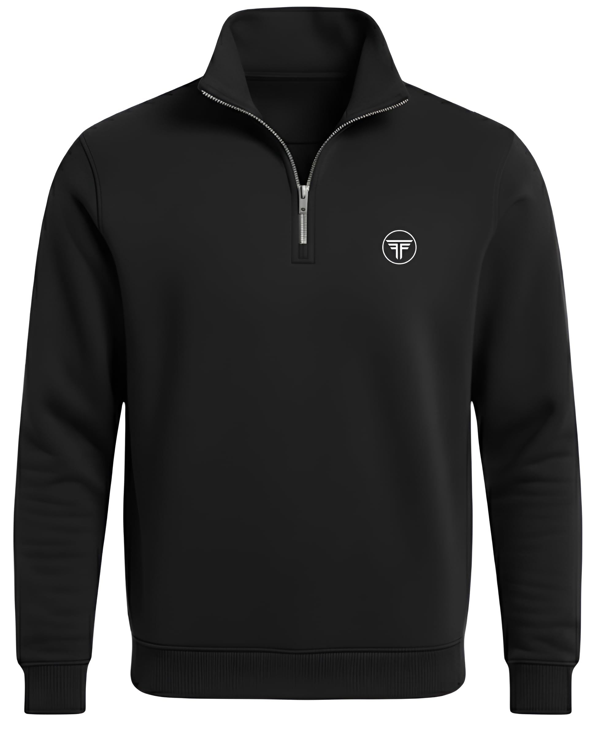 Men’s Half-Zip Pullover 100% Fleece Sweatshirt Stylish, Breathable Full Sleeve Winter Wear Warm, Comfortable & Lightweight for Casual, Office, Travel & Sports