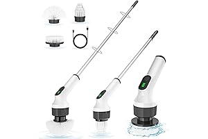 Electric Spin Scrubber: Effortless Shower Cleaning with Extended Reach