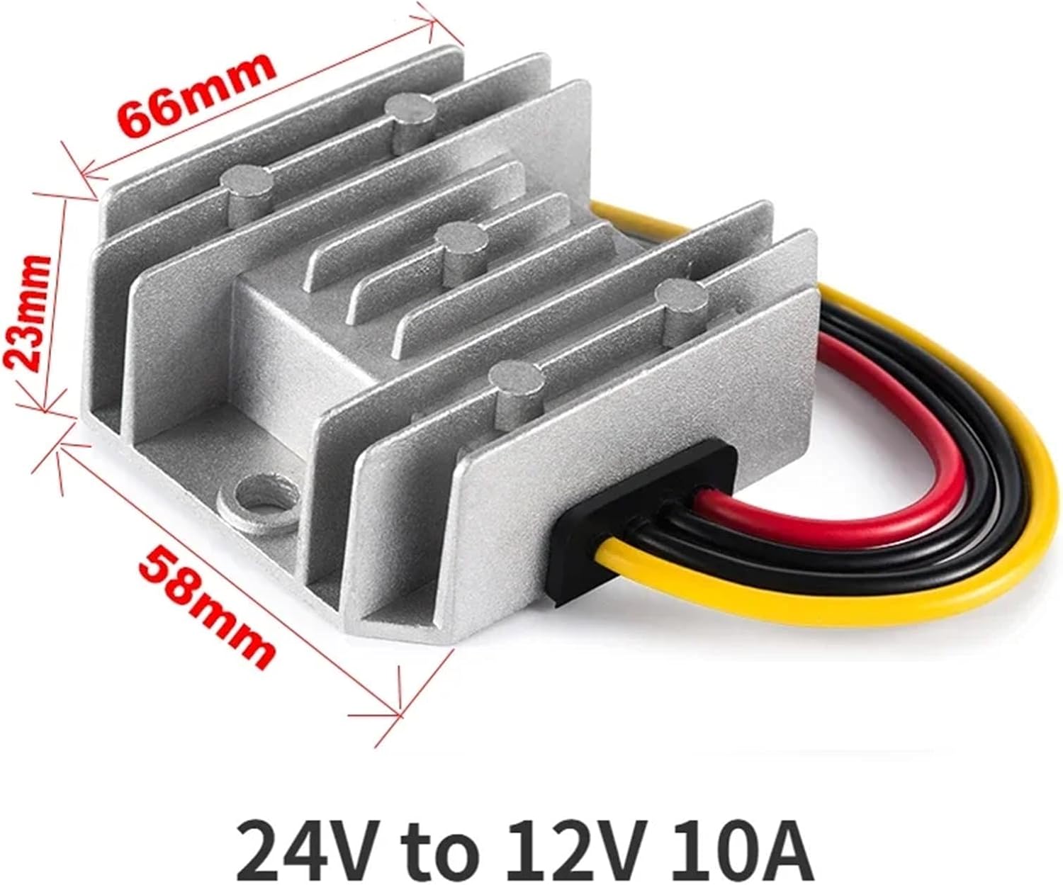 1 Pcs DC 24V to DC 12V 24 Volt to 12 Volt 5A-20A Buck Module DC DC Converter Step Down Voltage Regulator Buck Converter for Cars(24V to 12V 10A)