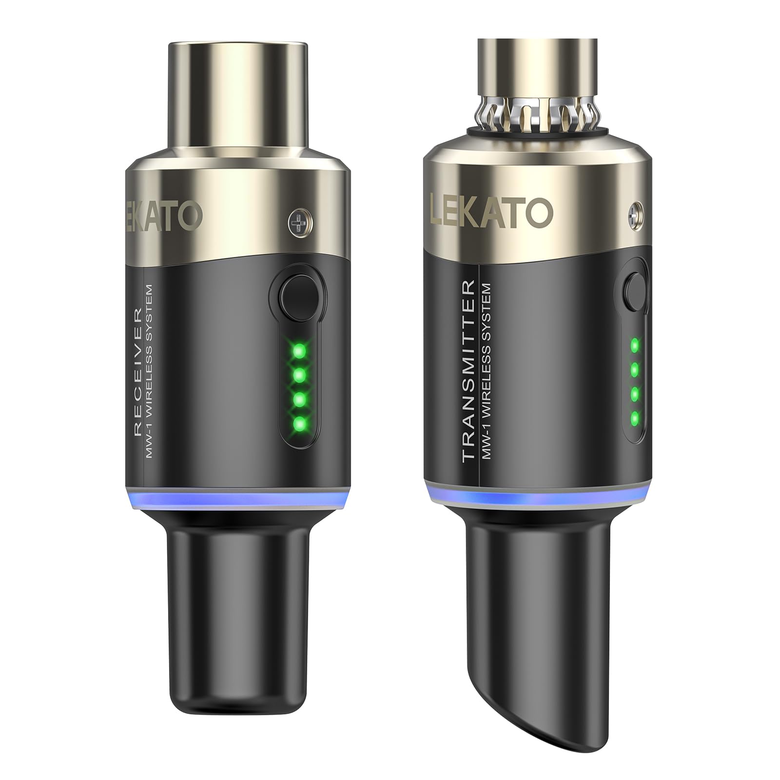 LEKATO 5.8GHz XLR Wireless Microphone Transmitter Receiver