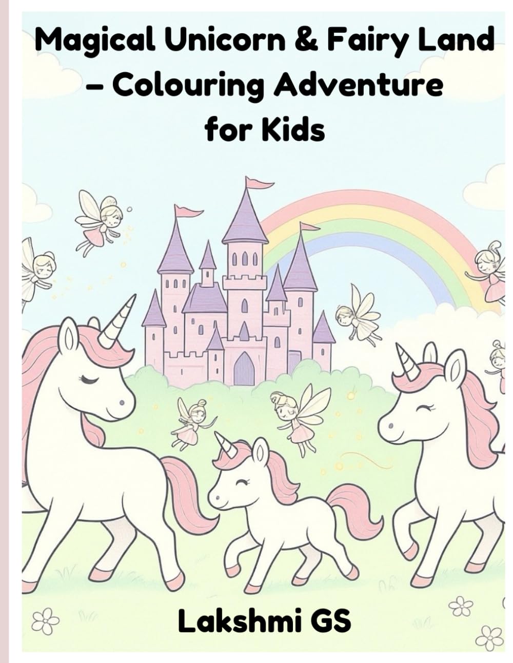 Magical Unicorn & Fairy Land – Colouring Adventure for Kids
