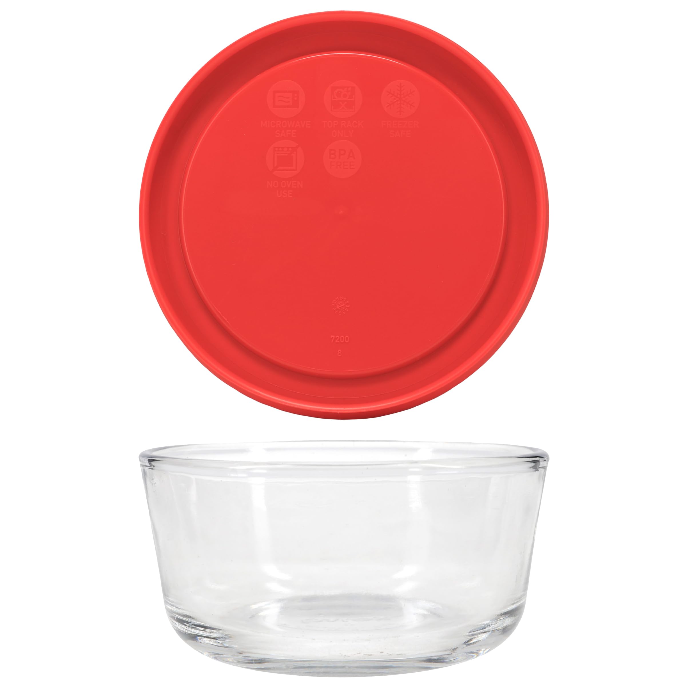 Amazon｜Pyrex 2カップ ガラス製 食品ストレージセット 蓋付き 12