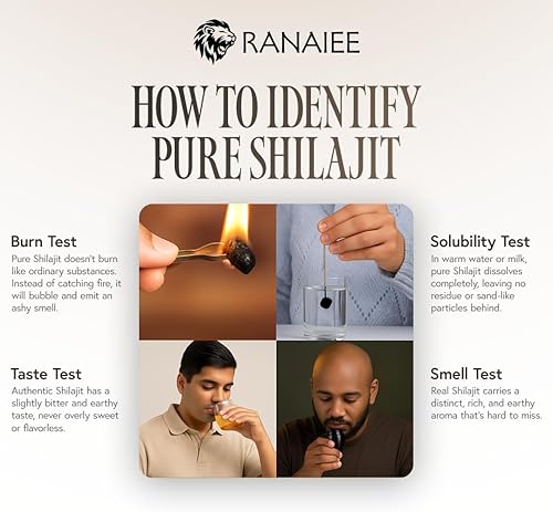 Miniatura 9 de Resina Shilajit pura del Himalaya – Orgánica y de alta potencia | 400 mg 75 porciones | 85+ minerales traza y 75% ácido fúlvico | Shilajit para