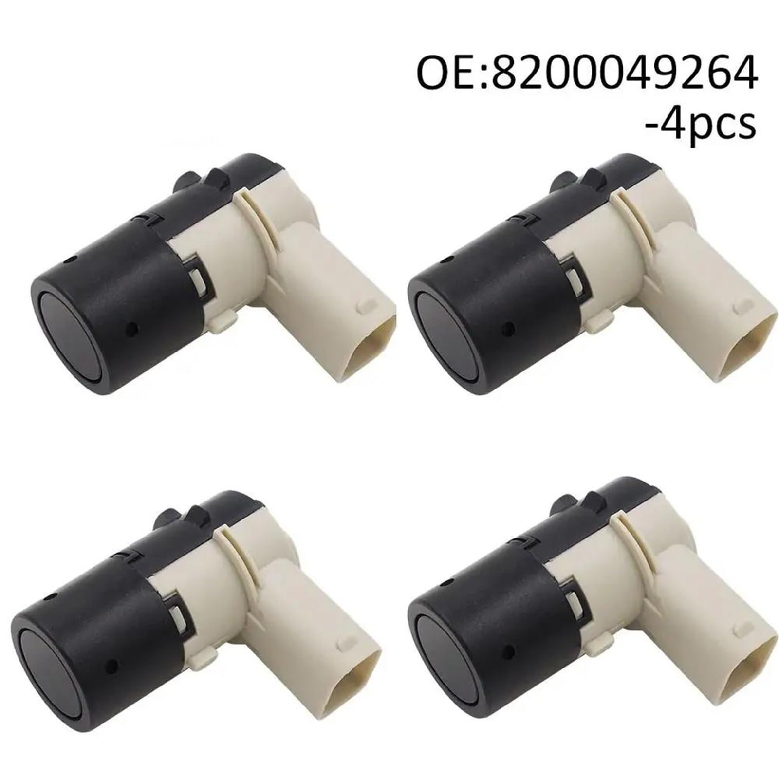 Cables de extensión para sensores (4 Unidades) Sensores de estacionamiento PDC 8200049264 para Peugeot 207 para Sensor Detector de Radar CC 8200417705