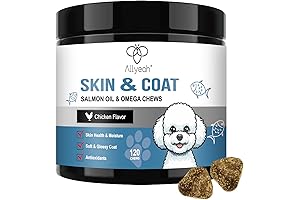 Omega 3 Fish Oil for Dogs: Salmon Oil for Allergy Relief and Shiny Coats