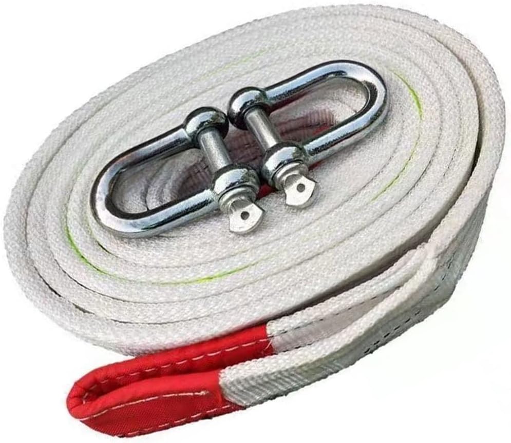 Robustes Nylon-Abschleppseil Mit Sicherheitshaken - Bis Zu 5 Tonnen Belastbar