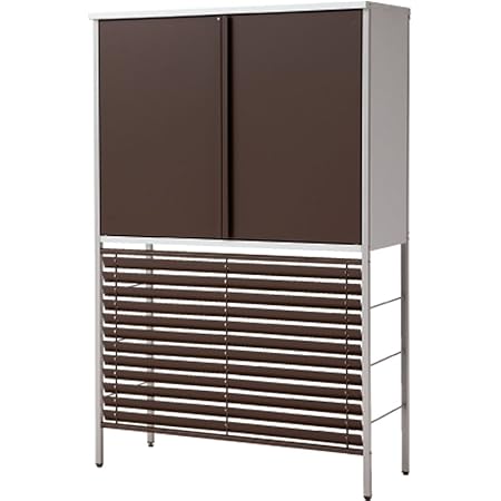 Amazon 収納庫付きエアコン室外機カバー 幅90 奥行47 全高180cm ガーデン用品屋さん エアコン用交換部品 アクセサリ