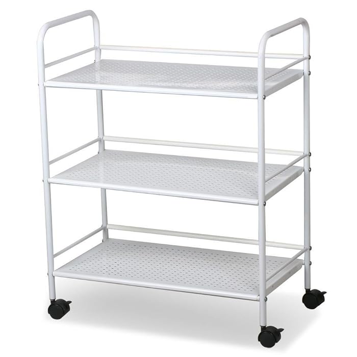 Buy DRM 3 Tier Rolling Storage Trolley Cart Utility Cart Salon Trolley
