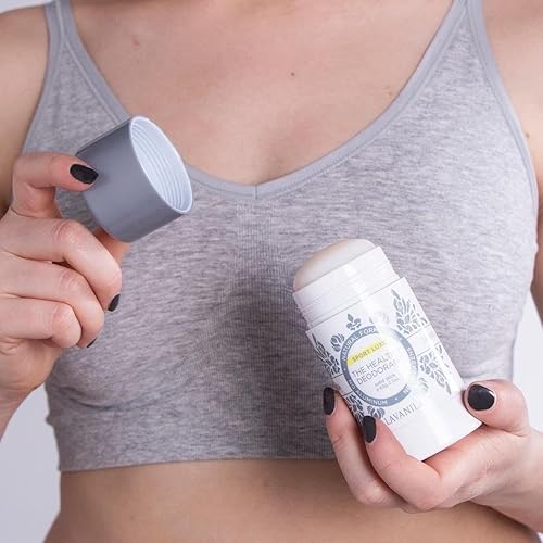 Miniatura 4 de Lavanila - Desodorante Sport Luxe sin aluminio, paquete de 4 (2 onzas cada uno), el desodorante saludable para hombres y mujeres, triple protección