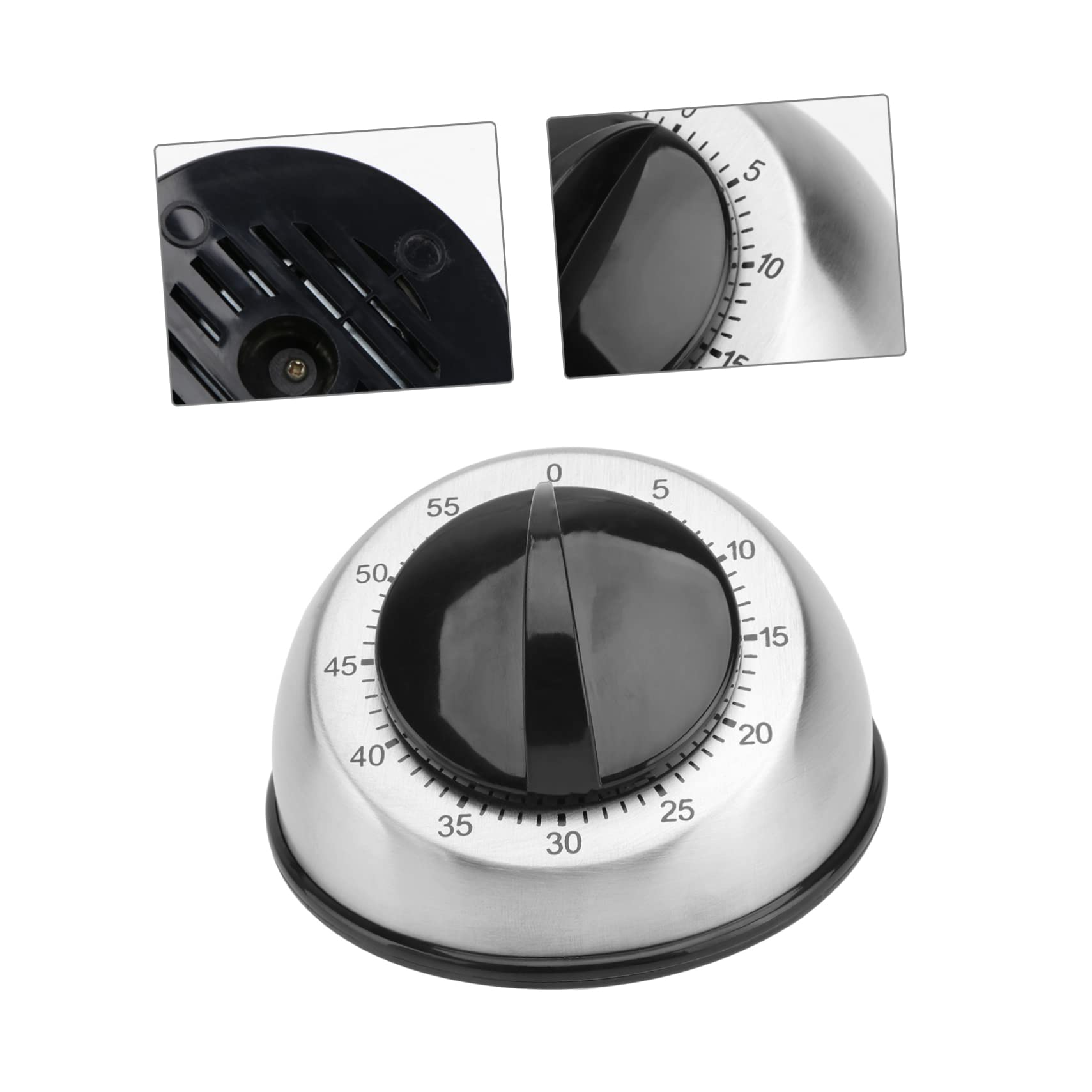 Cabilock 3 STK Küchenuhr Uhren elektronisch Aus-Timer Mini Alarm Mechanischer Timer Countdown- Kochuhr Zeitmanagement-Uhr praktischer Back einfache Zeitschaltuhr Kunststoff außen